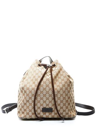 Gucci 2016-2025 GG-patterned backpack - Neutrals