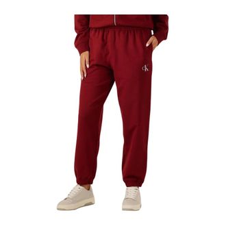 Calvin Klein Dames, Broeken, Rood, Maat: S Katoen