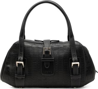 Loewe Pre-owned Loewe Embossed Leather Senda Handbag Ladies H4UI3MD478UFJJ00