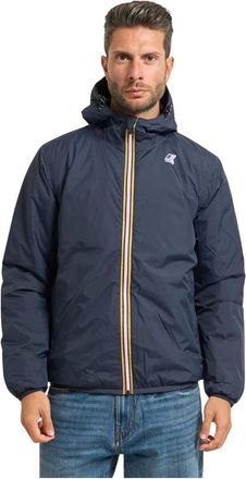 K-Way Heren, Jassen, Blauw, Maat: M Nylon