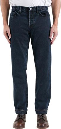 HIROSHI KATO The Barrel Classic Straight Natural Slub Jeans in Kiki at Nordstrom, Size 36 X 34