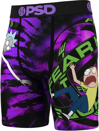 PSD Mens Rick and Morty Boxer Briefs - Breathable and Supportive Mens Underwear with Moisture-Wicking Fabric, R&m Fear, S