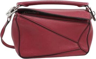 Loewe Pre-owned Cross Body Bags, female, Red, Size: ONE SIZE Pre-owned Shoulder Bag