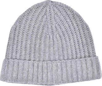 Roberto Collina Cuffia - Dames - Hoeden - Grijs - ONE Size - Wol - Accessoires
