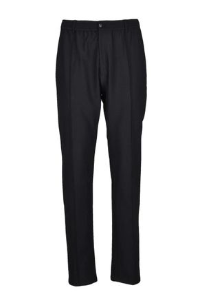 Emporio Armani Nylon Stretch Trousers - Black