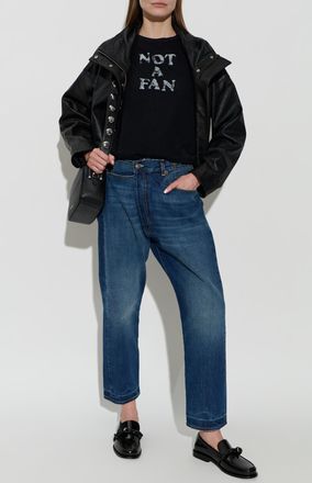 R13 T-shirt With Print, Womens, Black