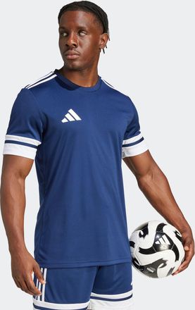 adidas Fussballtrikot ADIDAS PERFORMANCE SQUA25 JSY M, Herren, Gr. XXL, blau (team navy blau 2, wei&szlig;), Obermaterial: 100% Polyester, Rundhals, Trikots Fussba