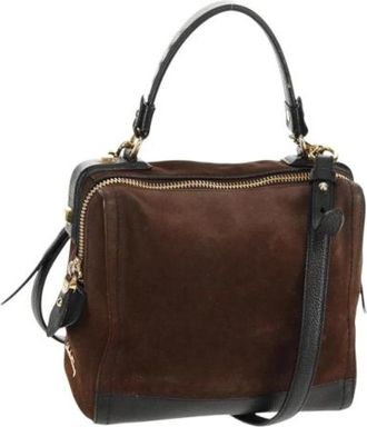 Ferragamo Pre-owned Handbags, female, Brown, Size: ONE SIZE Pre-owned Handbag