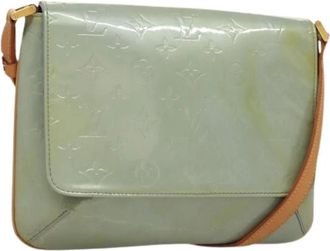 Louis Vuitton Tweedehands leren Louis Vuitton tassen - Dames - Vintage Schoudertas - Groen - ONE Size - Leer - Vintage