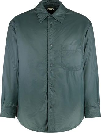 Autry Nylon overshirt - Heren - Zomerjassen - Groen - M - Nylon - Jassen