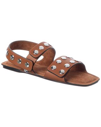 Khaite Boden Leather Flat Sandal