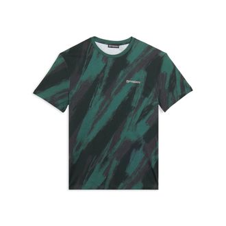 Freddy T-shirt stampata effetto pennellata in cotone