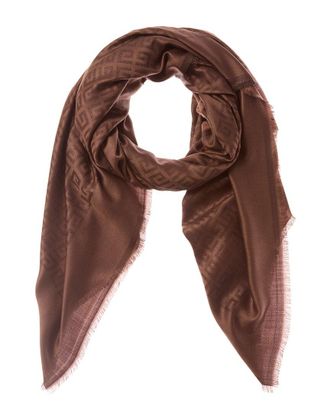 Givenchy Logo Silk & Wool-Blended Scarf
