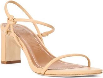 Staud Laurel Block Heel Ankle Strap Sandal in Porcini at Nordstrom, Size 11Us