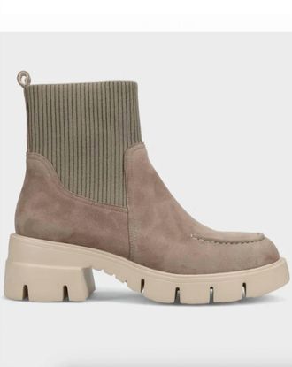 Vaneli Womens Nalda Ankle Boot In Beige