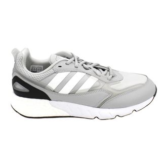 adidas Boost 2.0 Technische Stof Leren Sneakers - Heren - Hardloopschoenen - Grijs - 42 EU - Fitness