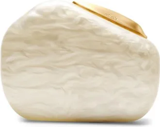Cult Gaia Althea Clutch in Ivory at Nordstrom