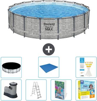 Bestway Piscina Bestway Steel Pro Max Redonda - 549x122 Cm - 8-piezas S546