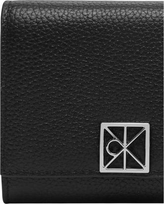 Calvin Klein Pebbled Leather Wallet - Black