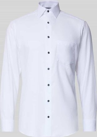 Olymp Regular Fit Businesshemd aus reiner Baumwolle mit Kentkragen in Weiss, Gr&ouml;&szlig;e 39