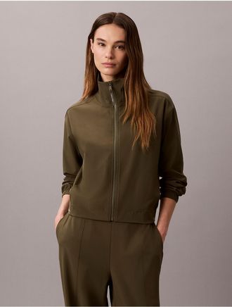 Calvin Klein Calvin Klein Womens Modern Sport Windbreaker Jacket - Green - XL