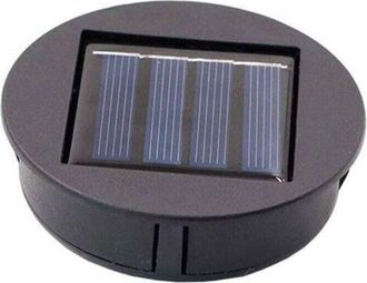 OEM Linterna Solar De Repuesto Para La Parte Superior De La Linterna, Cubierta De Panel Solar Con Bombilla Led, Linterna Solar Diy Para Decoraci&oacute;n De Jard