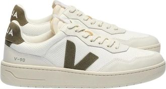 Veja V-90 B-Mesh Sneakers - Dames - Sneakers - Wit - 36 EU - Leer - Schoenen