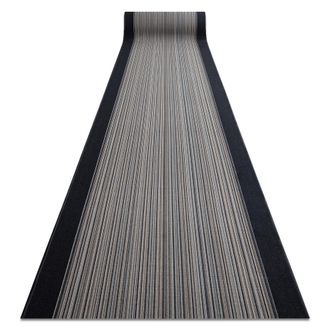RugsX Rugsx - Alfombra De Pasillo Con Refuerzo De Goma Carnaby Gris 80cm Grey 80x1000 Cm