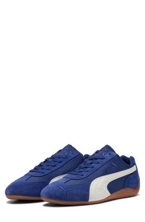Puma Speedcat Nylon Sneaker in Blue Jewel/Puma White at Nordstrom, Size 11.5