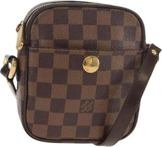 Louis Vuitton Pre-owned Cross Body Bags, female, Brown, Size: ONE SIZE Pre-owned Canvas Cross Body Bag