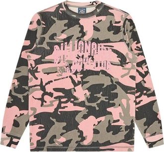 Billionaire Boys Club LS Tee Waffle Stencil Arch Logo - Heren - Longsleeves - Veelkleurig - M - Katoen - Tops