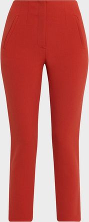 Veronica Beard Stila Slim Cropped Pants