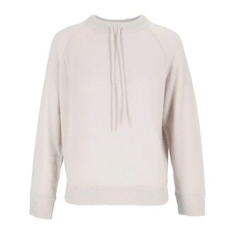 Allude Maglia Girocollo - Dames - Truien - Beige - Maat: M Kasjmier