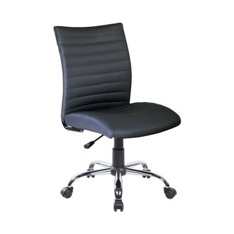 Serena Serena - Silla De Oficina Newcastle, Silla Operativa, Asiento De Oficina Ergon&oacute;mico, 54x48h90/100 Cm, Negro