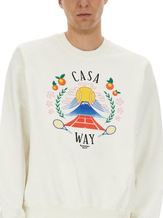 Casablanca Home Way Mountain Embroidery Sweatshirt - Multicolor