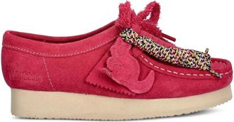 Clarks Wallabee suède derby schoenen - Roze