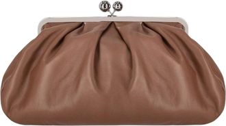 Max Mara Pasticcino Provino Grote Clutch - Dames - Tassen - Bruin - Maat: ONE Size Zijde