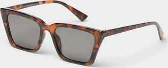 Simons Womens Bahia rectangular cat-eye glasses