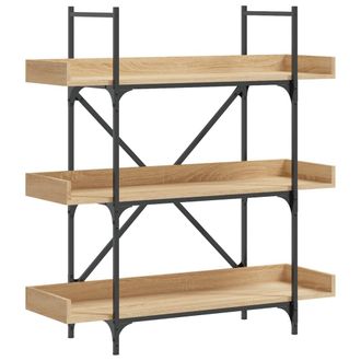 vidaXL Vidaxl - Libreria 3 Ripiani Rovere Sonoma 100x33x108,5 Legno Multistrato
