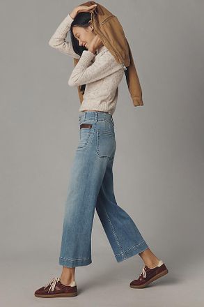Maeve The Colette High-Rise Wide-Leg Jeans by Maeve
