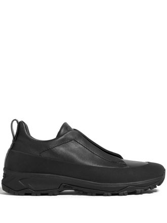 Ermenegildo Zegna Monte sneakers - men - Polyamide/Calf Leather/Calf Leather/Polyurethane/Rubber - 10.5 - Black