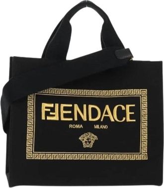 Fendi Pre-owned Vintage Tote Bag - Dames - Vintage Shopper - Zwart - ONE Size - Vintage