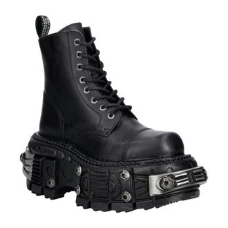 New Rock Dames, Schoenen, Zwart, Maat: 40 EU Leer
