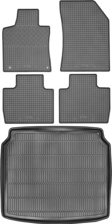 OEM Peugeot 508 Ii / 508 Phev Sed&aacute;n A Partir De 2019 Set - Alfombrillas De Goma Para Coche + Alfombrilla Para Maletero