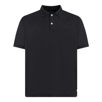 Dondup Regular-fit Jersey Polo Shirt - male - Dondup - Polo Shirts - Black - XL - Tops
