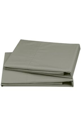 California Design Den Set of 2 Pillowcases - Signature Comfort 100% Egyptian Cotton Percale in Sage Mist - Grey Tone at Nordstrom, Size Standard