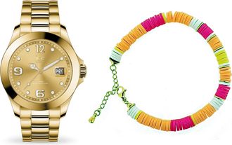 Ice Watch Ice Watch Gift Box - Ice Steel - Classic Gold - M - Multicolour Jewel WoMens 020908 Stainless Steel - One Size