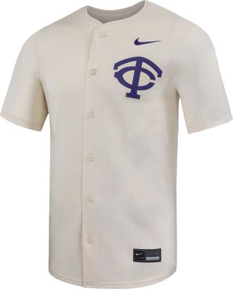 Nike TCU Big Kids Nike Dri-FIT College Limited Baseball Jersey in Brown | P33621J611TCUN-TCU