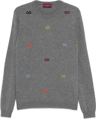 Gucci Embroidered Logo Sweater