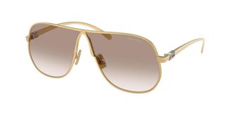 Miu Miu MUA56S 5AK90L Womens Sunglasses Gold Size 66